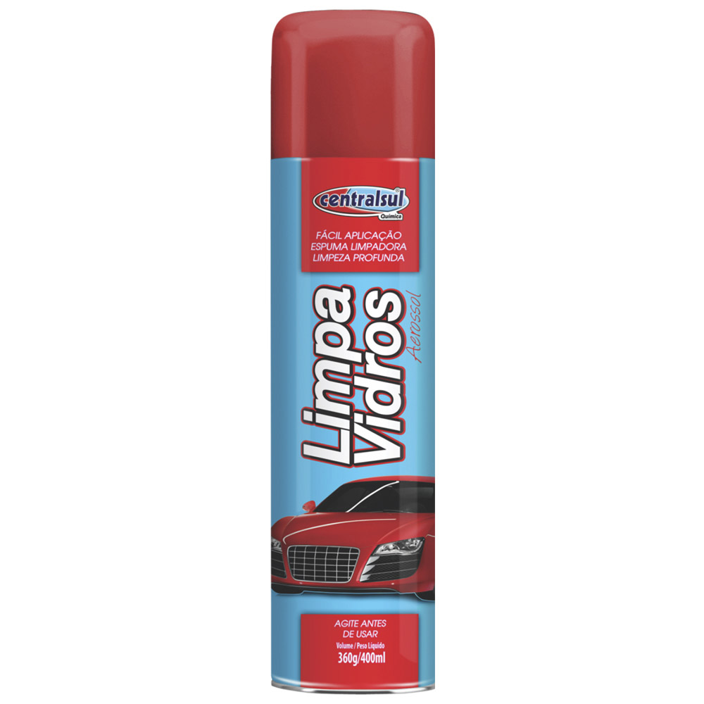 Limpa Vidros Aerossol 400ml Centralsul 031372