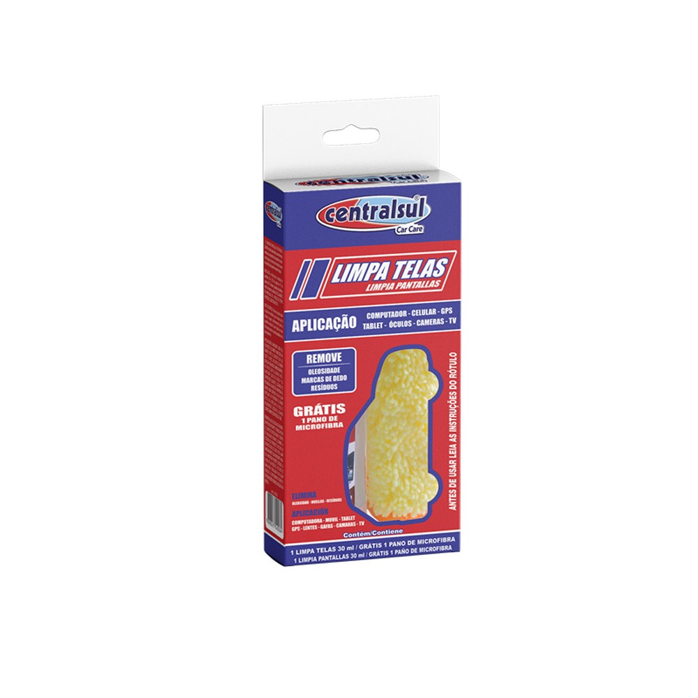 Limpador de Telas 30 ml Centralsul 137235