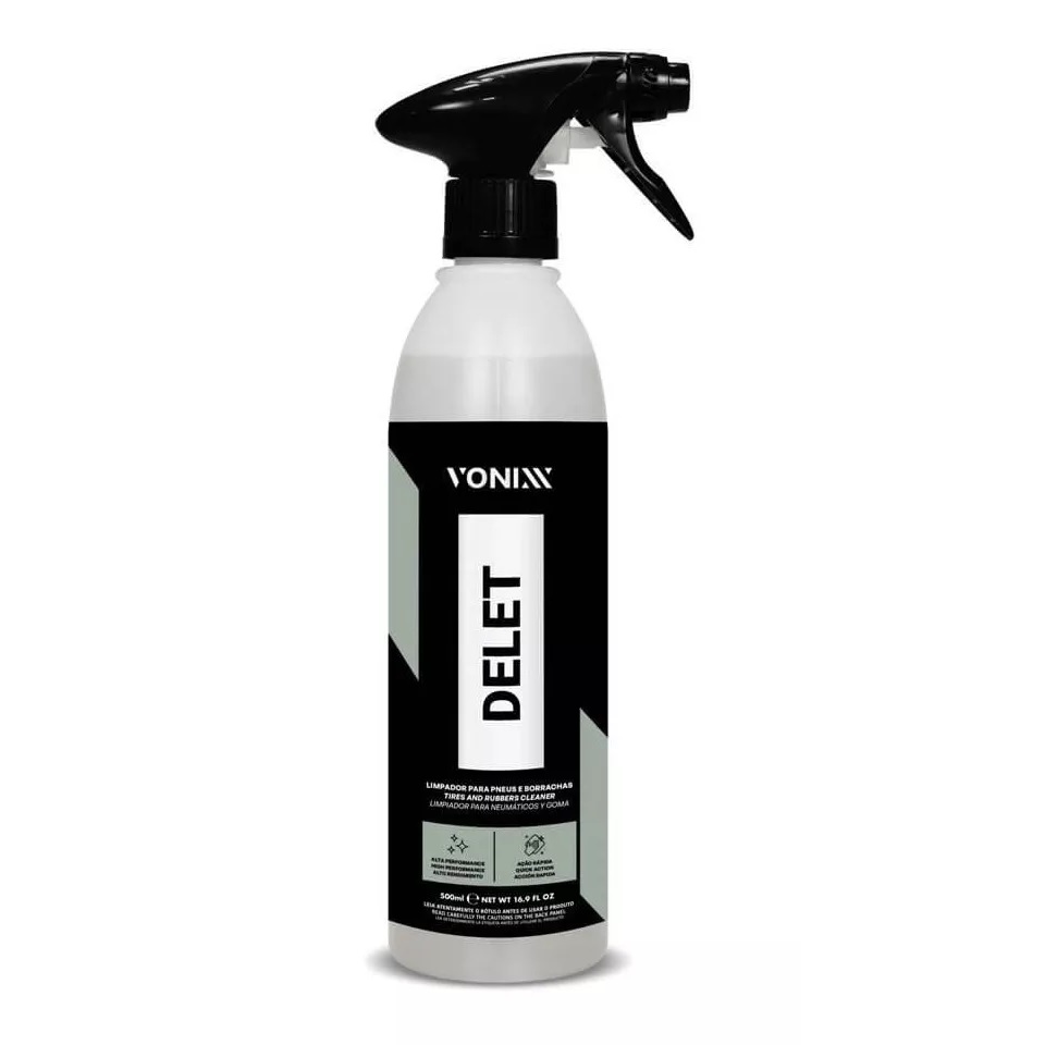 Limpador Para Pneus e Borrachas Delet 500ml Vonixx 2050171