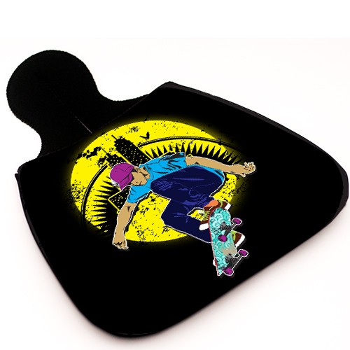 Lixeirinha para Carro em Neoprene Skate P2 Acessórios Automotivos LN43