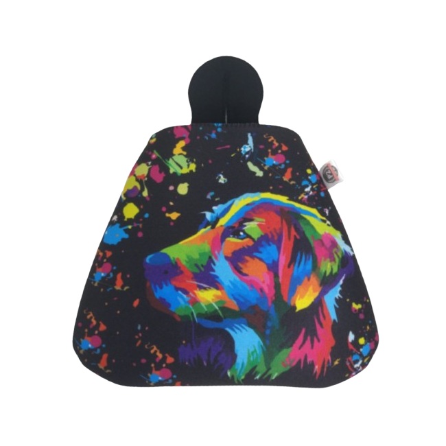 Lixeirinha para Carro Neoprene Golden Retriever P2 Acessórios Automotivos LN56