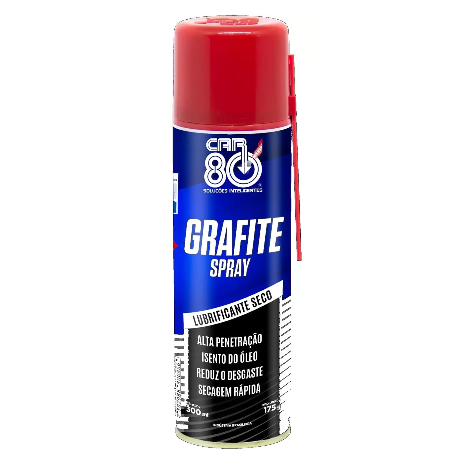 Lubrificante Grafite Lavanda Spray 300ml CAR 80 CAR80GRAFITE