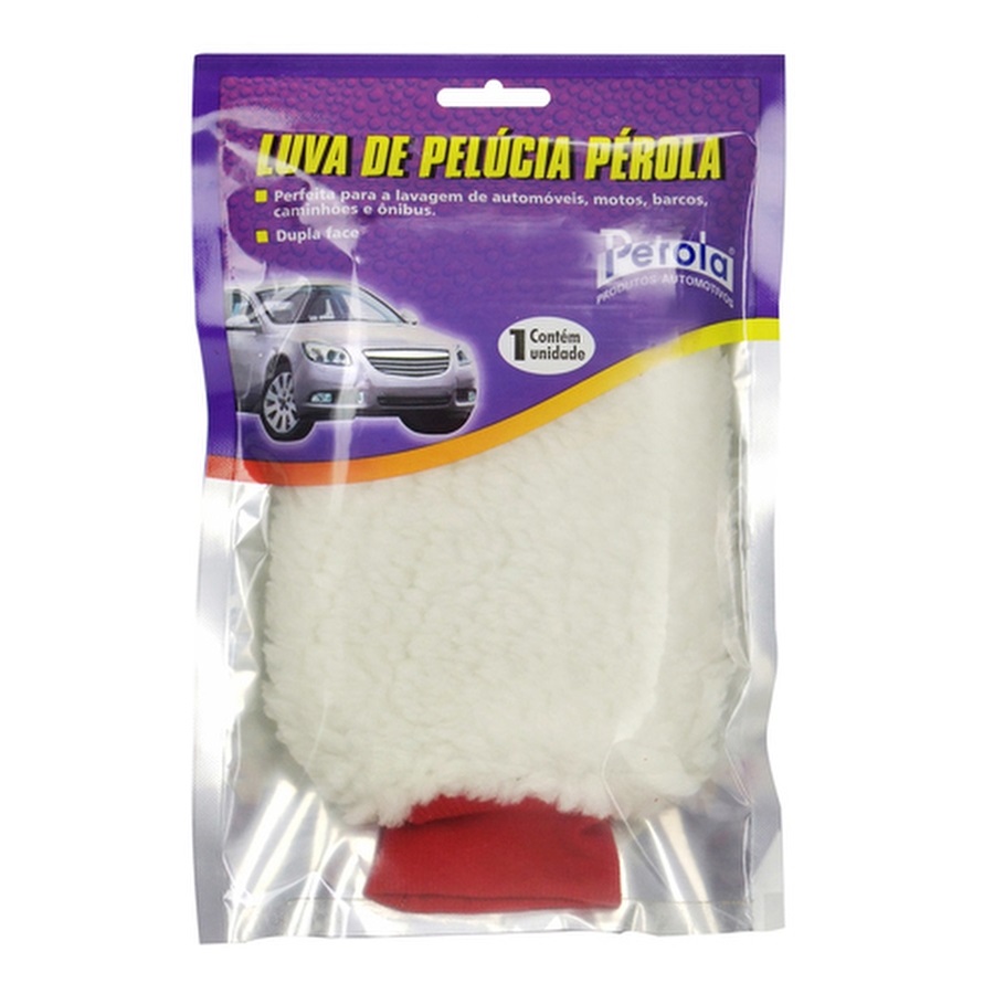 Luva de Pelúcia para Lavagem Perola 240002