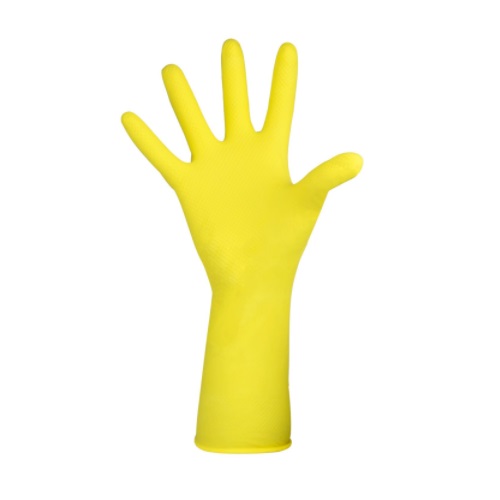 Luva latex amarelo g Kalipso 020413