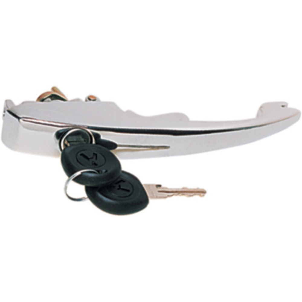 Maçaneta Externa com Chave (Cromada) Universal Automotive 20215