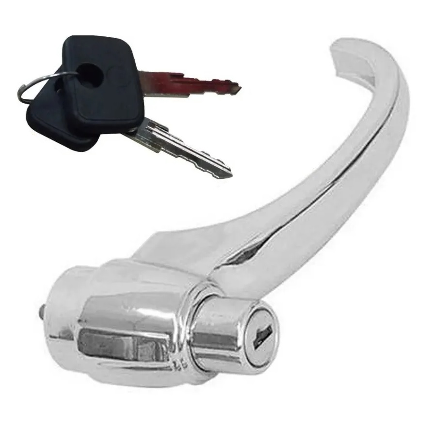 Maçaneta Externa Cromada com Chave V&B 4160