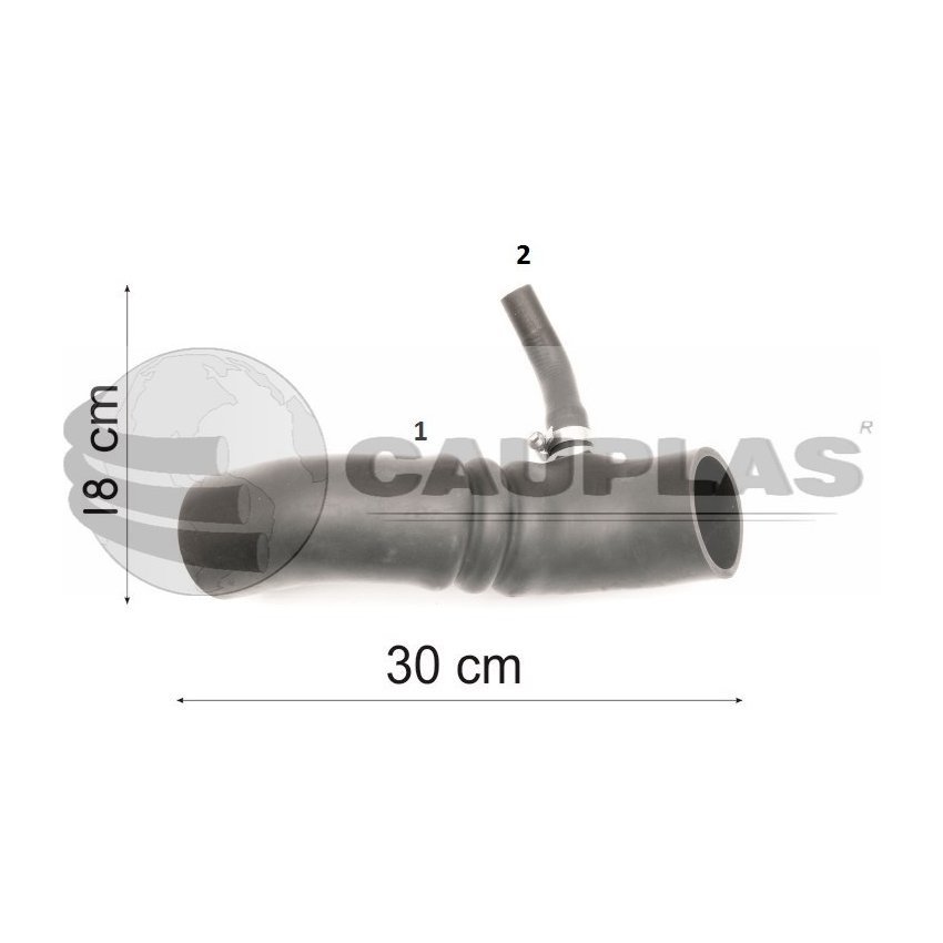Mangueira do Turbo Compressor Cauplas 4087