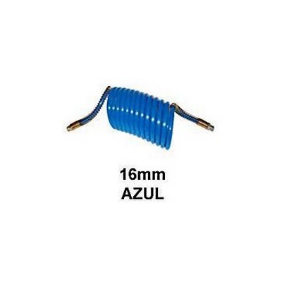 Mangueira Espiral 4.5M 16mm Flexível com Nylon Rosca Fina Azul Rochepecas 3864308657, foto 2