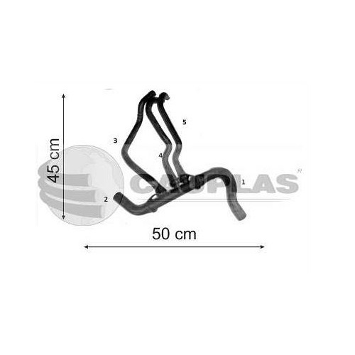 Mangueira Radiador inferior Cauplas 6895