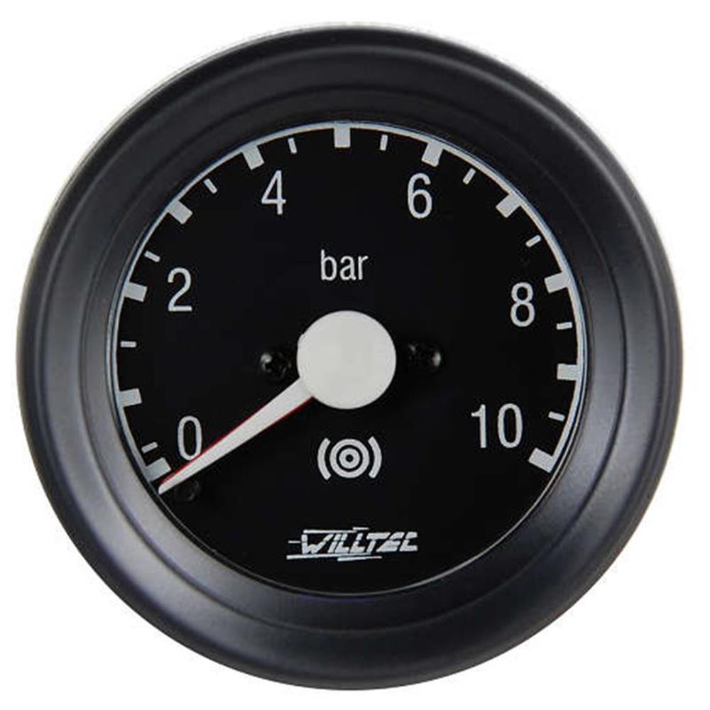 Manômetro Mecânico Pressão de Ar 0.10 Bar Willtec W03003P