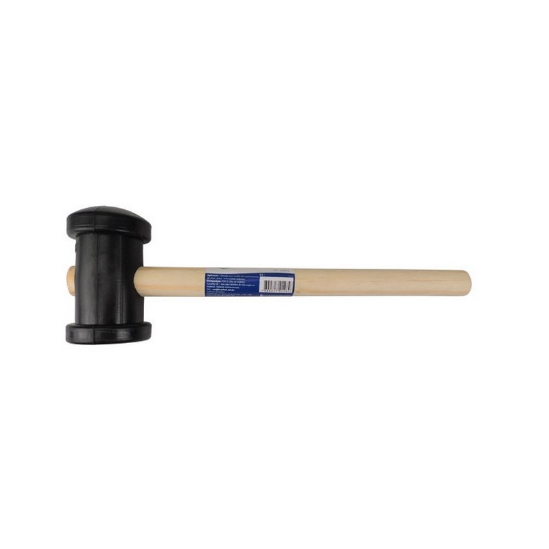 Martelo de Borracha Pequeno (Preto) Brasfort 7872