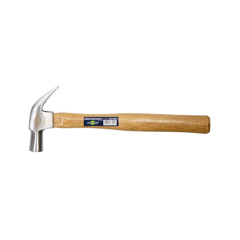 Martelo de Unha Polido 20mm Brasfort 8204
