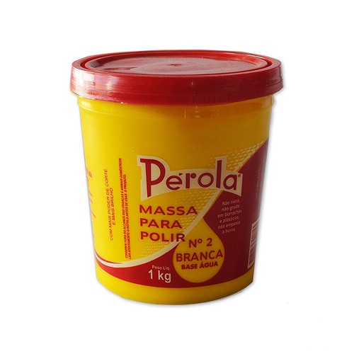 Massa para Polir a Base D'água Nº2 1Kg Perola 040701