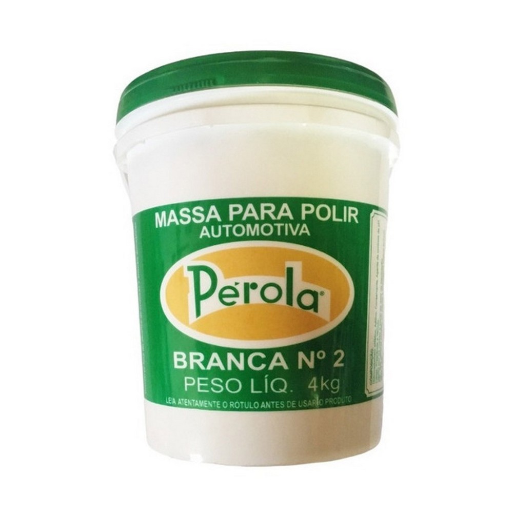 Massa para Polir Base Água Nº 2 4Kg Perola 040702