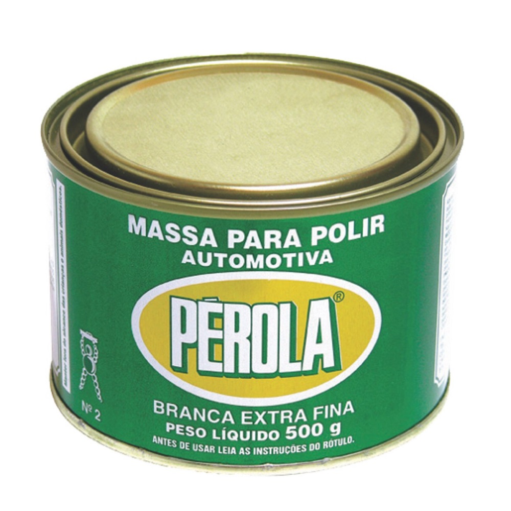 Massa para Polir Fina Nº2 500g Perola 040502