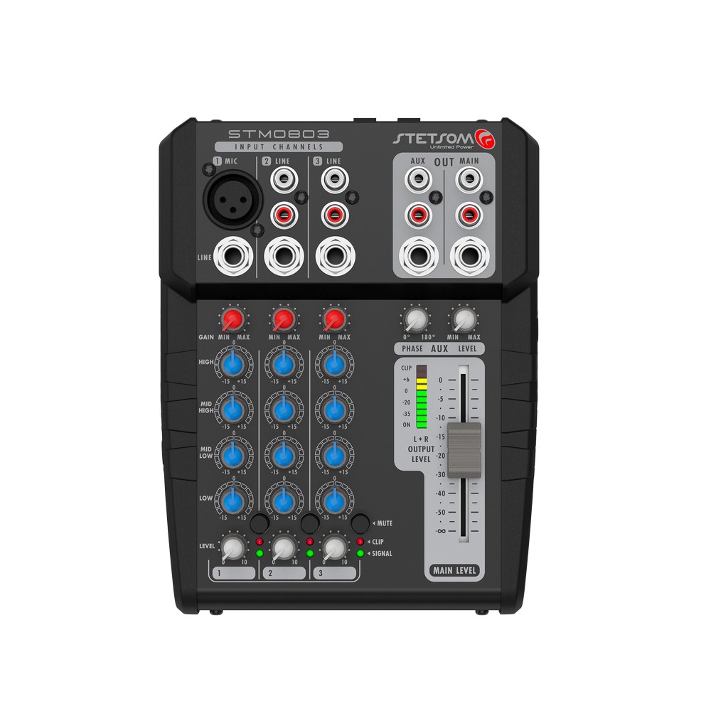 Mesa de Som 12V Multiplayer Stetsom 205070