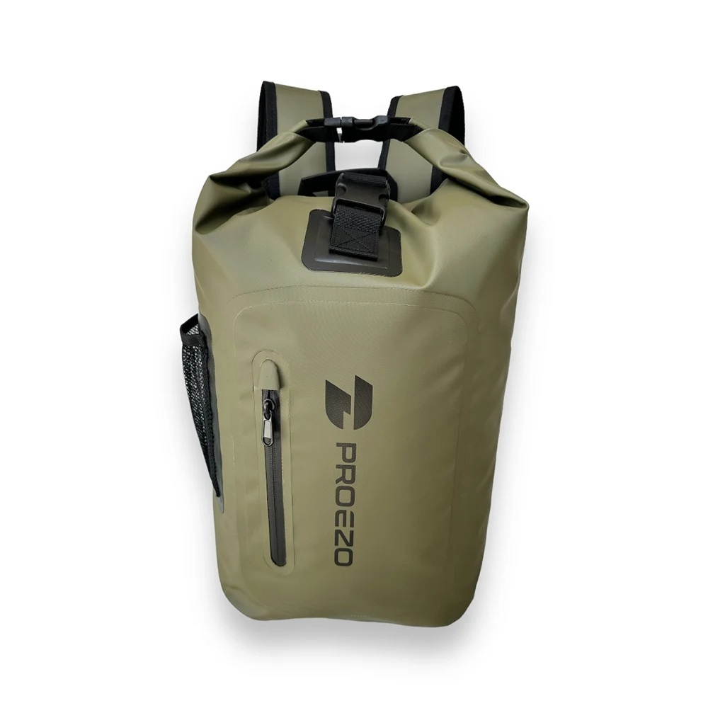 Mochila Estanque Versátil Em Material Poliéster Cor Verde Militar Proezo 30000023