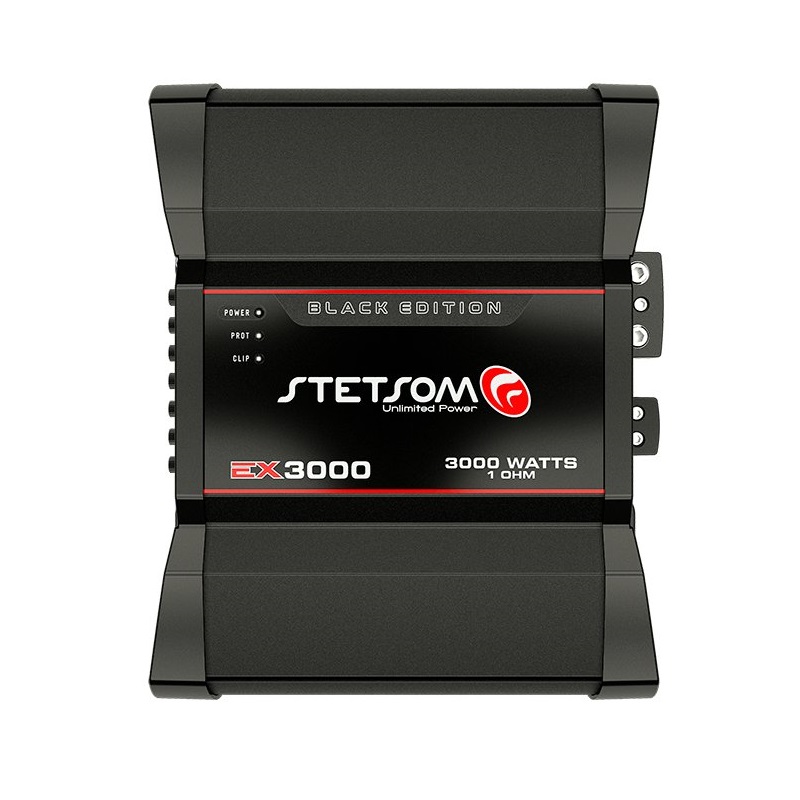 Módulo de Som Mono Ex3000 Black 1x3000w 1 Ohm Stetsom 205880