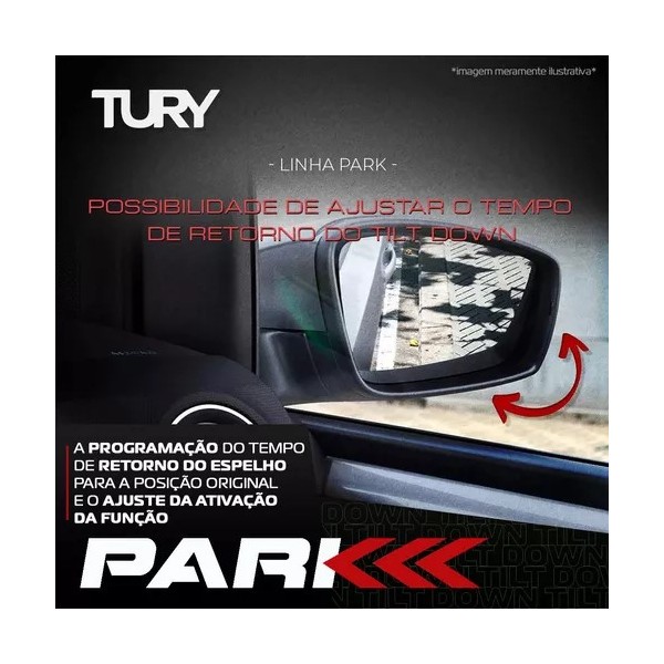 Módulo Rebatimento do Retrovisor Elétrico Tury Acessorios PARK3124DF, foto 6