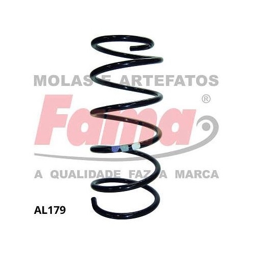 Mola de Suspensão dianteira lado direito Fama AL179