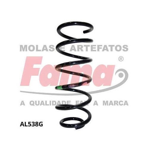 Mola de Suspensão traseira Fama AL538G