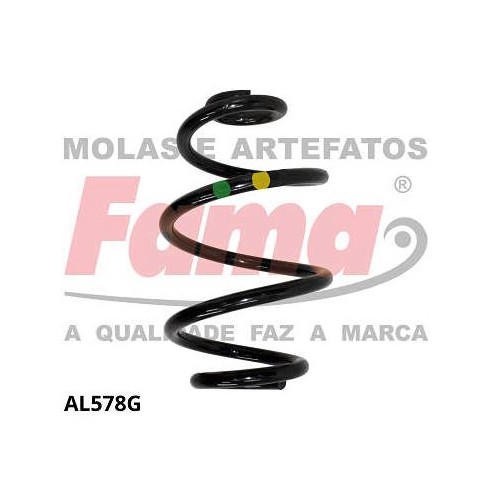 Mola de Suspensão traseira Fama AL578G