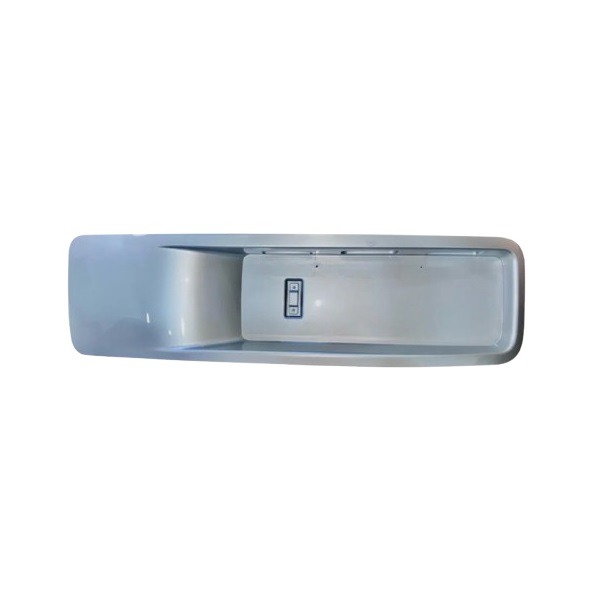 Moldura da Placa Prata traseira Citroen 8742AS