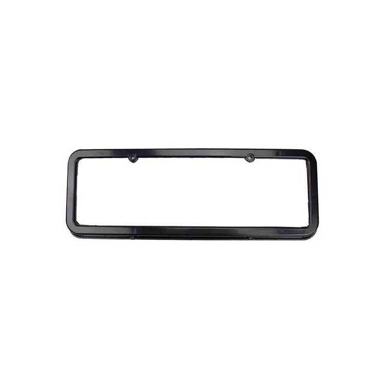Moldura de Placa Liso Especial Preta Shek Parts 02003
