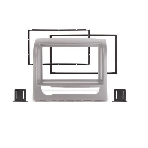 Moldura de Som 1/2 Din Preta Chinês/Japonês Ludovico 7180T