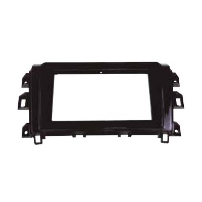 Moldura de Som 2 Din 07 Pol.09 Pol. Black Piano Ludovico 7238B