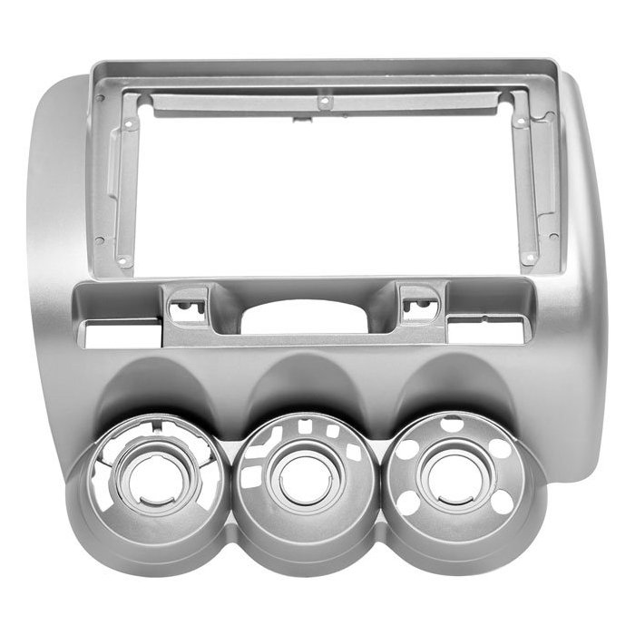 Moldura de Som 2 Din 9 Pol. Prata Expex EPX9HO011