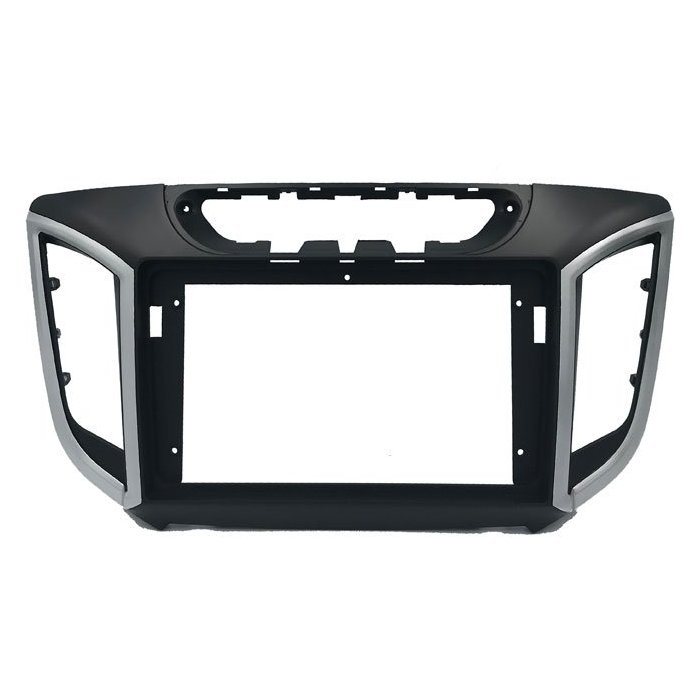 Moldura de Som 2 Din 9 Pol. Preto/Prata Expex EPX9HY012
