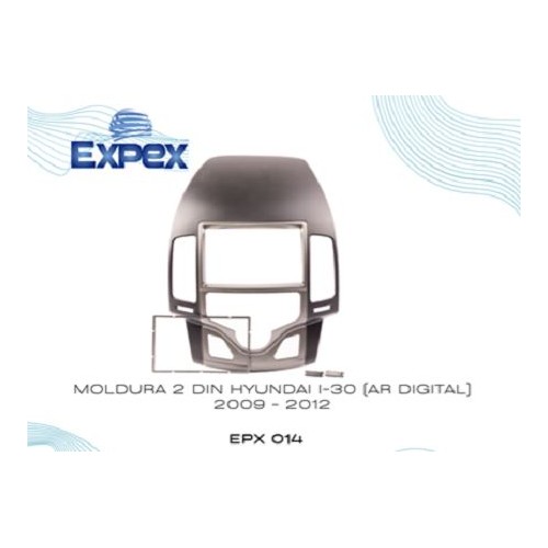 Moldura de Som 2 Din Ar Digital Expex EPX014