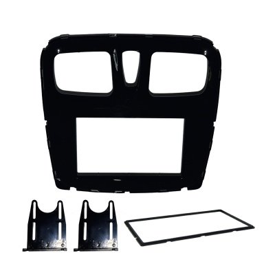 Moldura de Som 2 Din Black Piano Fiamon Sound 3324