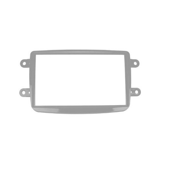 Moldura de Som 2 Din Prata Chinês/Japonês Ludovico 7159T