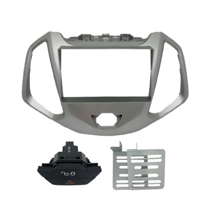 Moldura de Som 2 Din Prata Japonês Fiamon Sound 3210