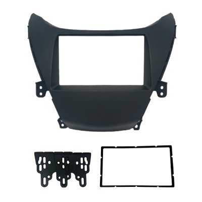 Moldura de Som 2 Din Preta Fiamon Sound 3161