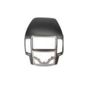 Moldura de Som 2 Din Preta/Grafite sem Furo Ludovico 22039HY