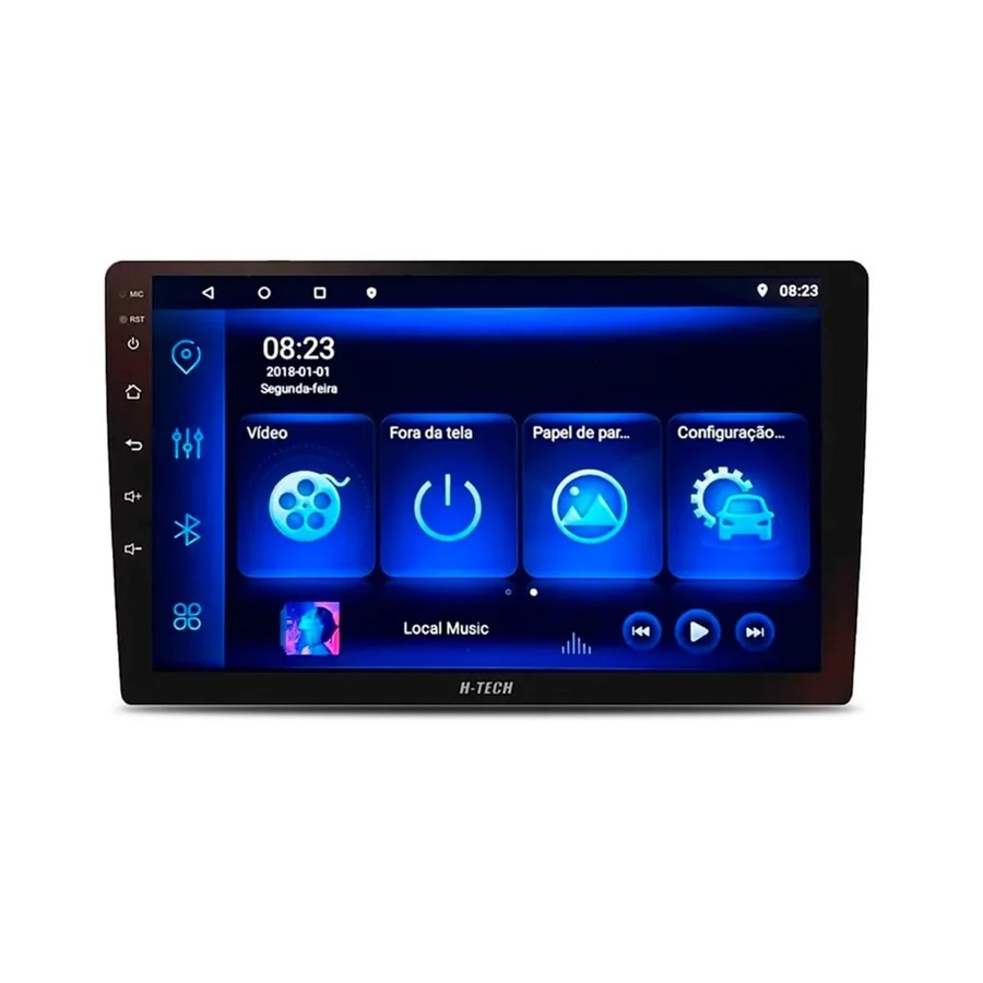 Multimidia mp5 7" 2 din usb/bluetooth/aux/fm H Tech HT9220SC