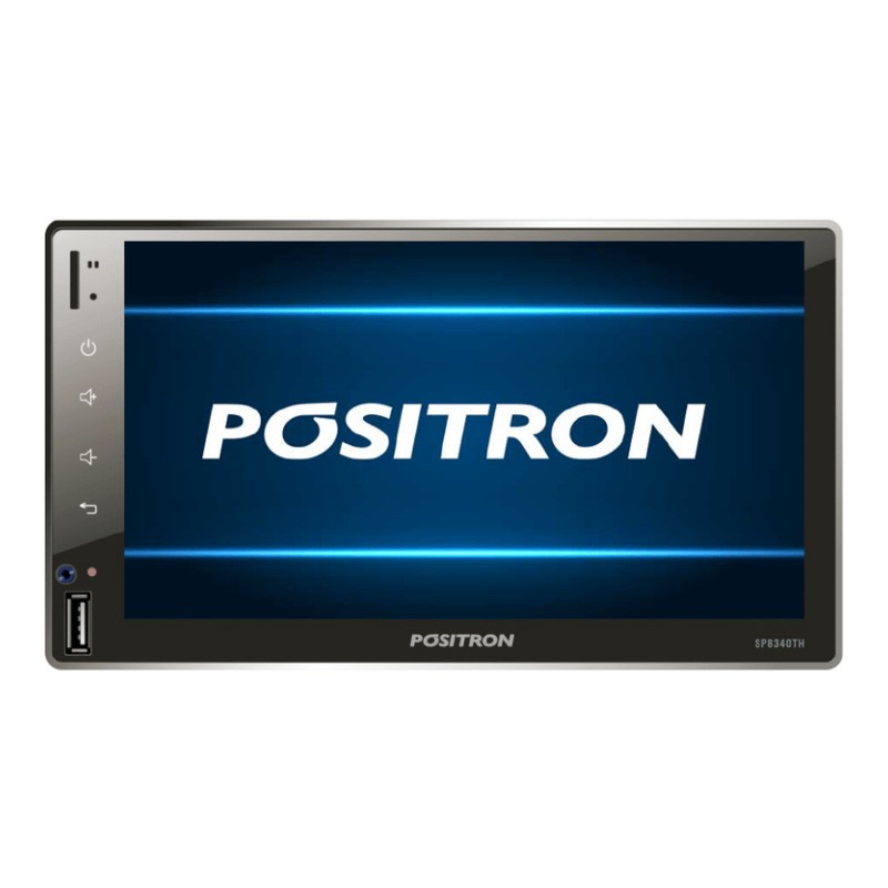 Multimídia Positron Universal Tela 6,2 Polegadas 2 DinTouch Screen Bluetooth central Positron SP8340TH