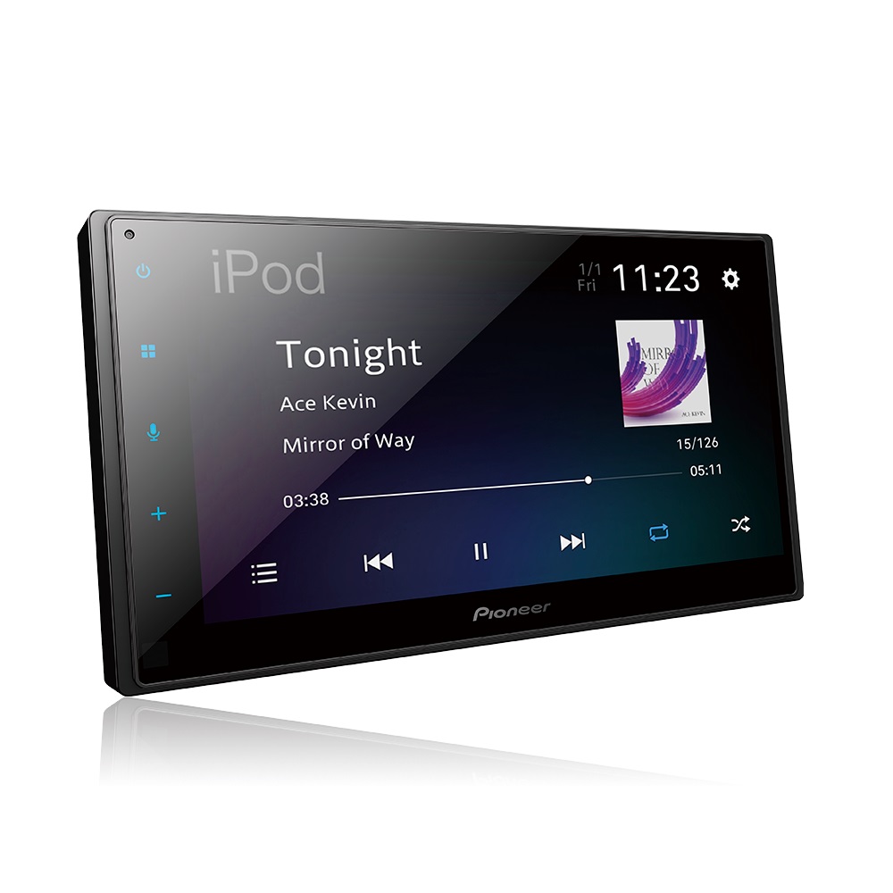 Multimídia Receiver 6.8 Pol. 2 Din, Tela Capacitiva Pioneer DMHA5450BT