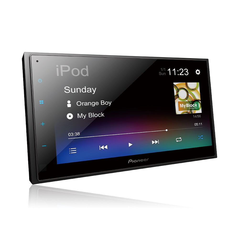 Multimídia Receiver 6.8 Pol., Tela Capacitiva, Weblink, Weblink Cast, Bluetooth Pioneer DMHA348BT