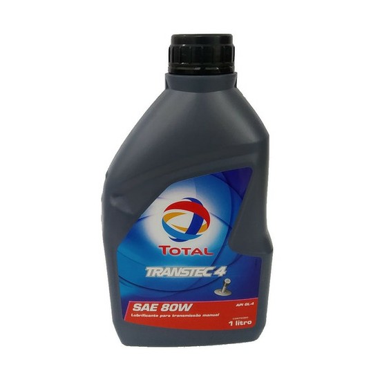 Óleo de Câmbio 80W Transtec4 Mineral 1 Litro Total Lubrificantes 219631