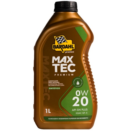 Óleo de Motor 0W20 Api Sn Maxoil Sintético 1 Litro Bardahl 428283