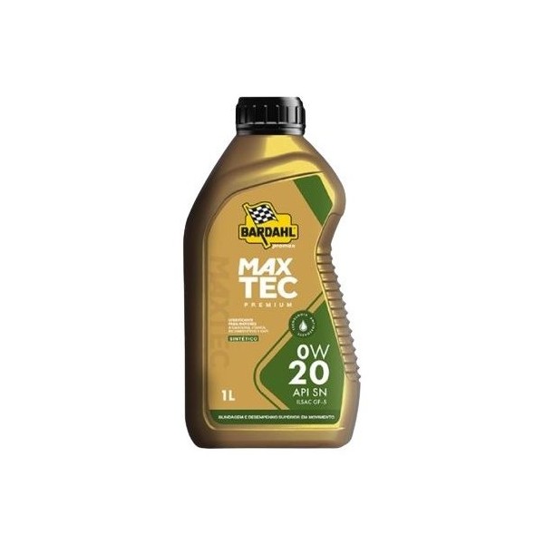 Óleo de Motor 0W20 Api Sn Maxtec Premium Sintético 1 Litro Bardahl 459983