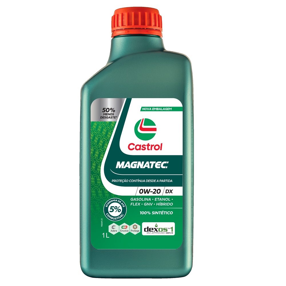Óleo de Motor 0W20 Dx Sp Magnatec Sintético 1 Litro Castrol 3426052