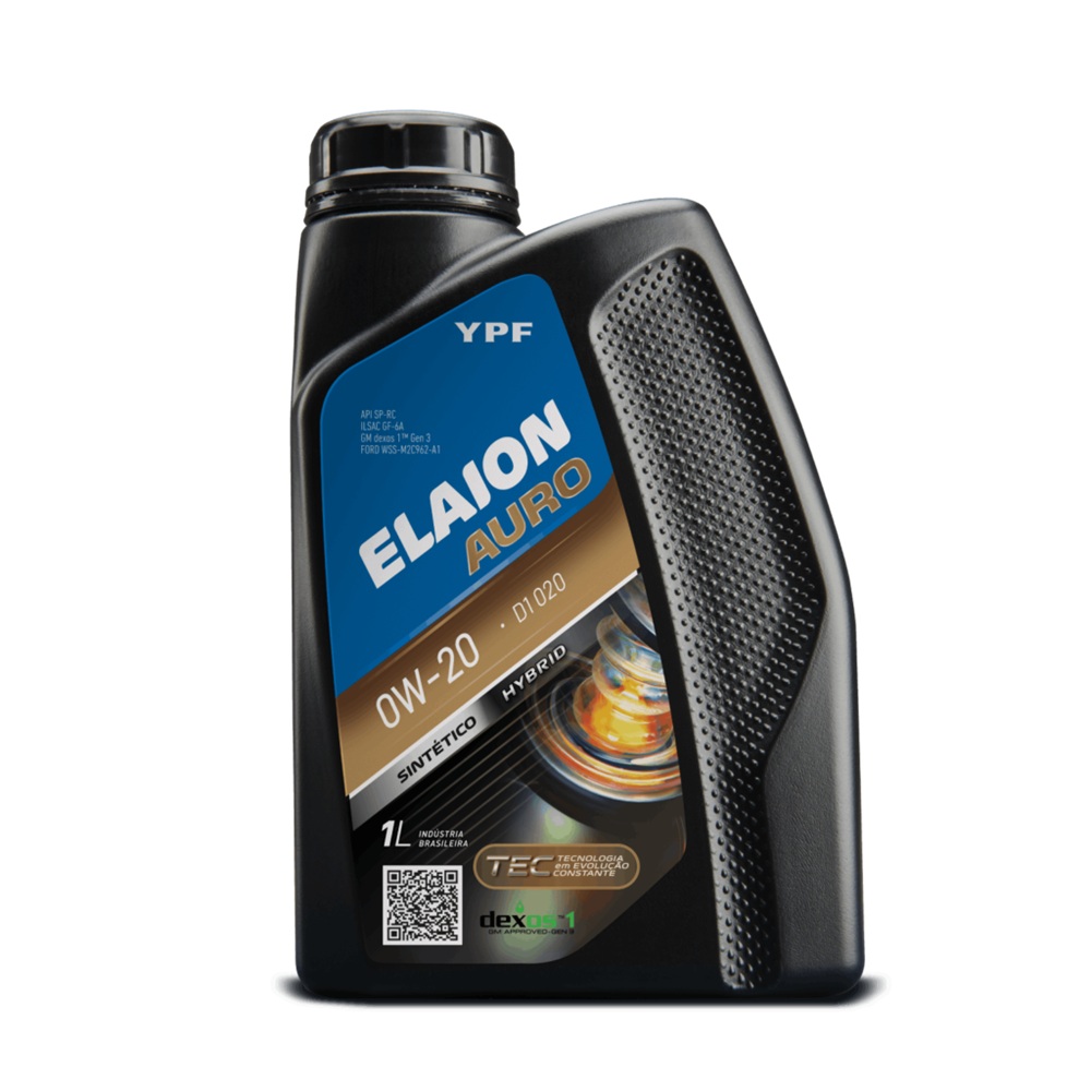 Óleo de Motor 0W20 Sp Elaion Auro D1 Sintético 1 Litro YPF 920296