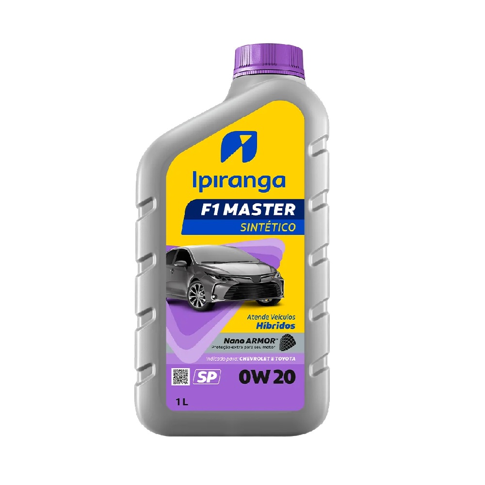Óleo de Motor 0W20 Sp F1 Master Sintético 1 Litro Ipiranga 31254253