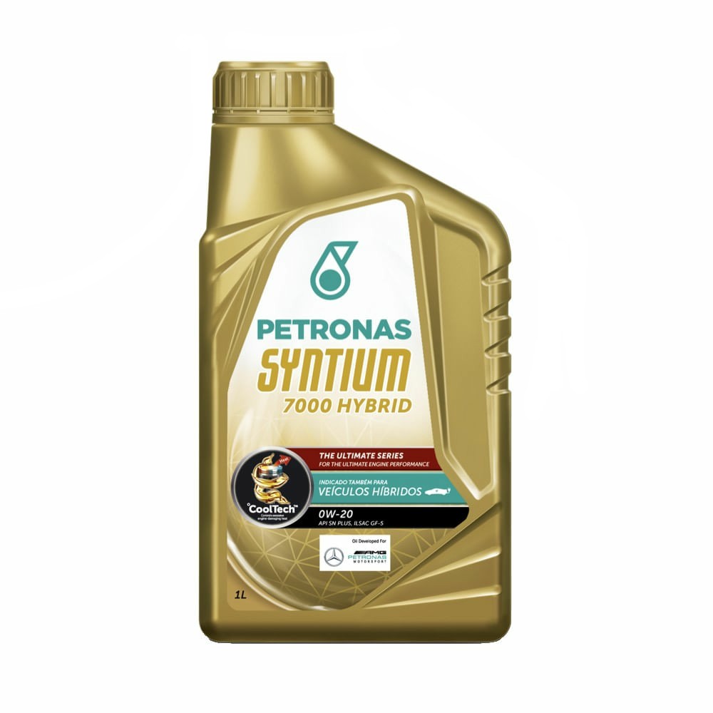 Óleo de Motor 0W20 Syntium 7000 Hybrid Sp 1 Litro Petronas 70803E19BR