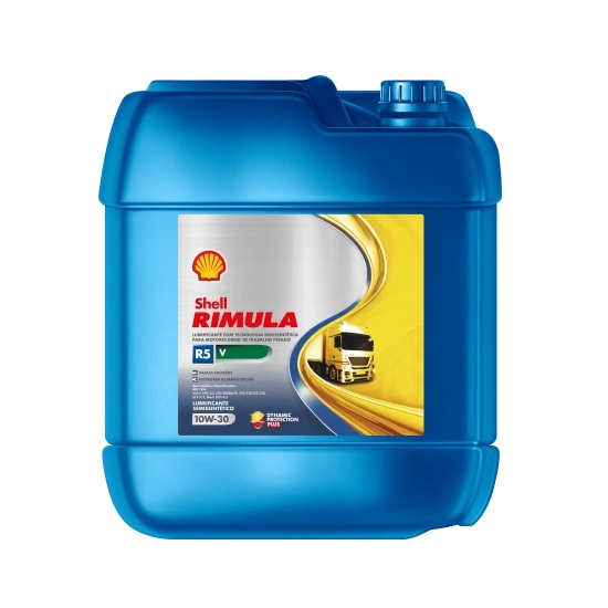Óleo de Motor 10W30 Rimula R5 V Diesel Semi Sintético 20 Litros Shell 44419855